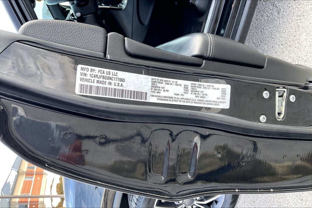 2022 Jeep Grand Cherokee WK Limited