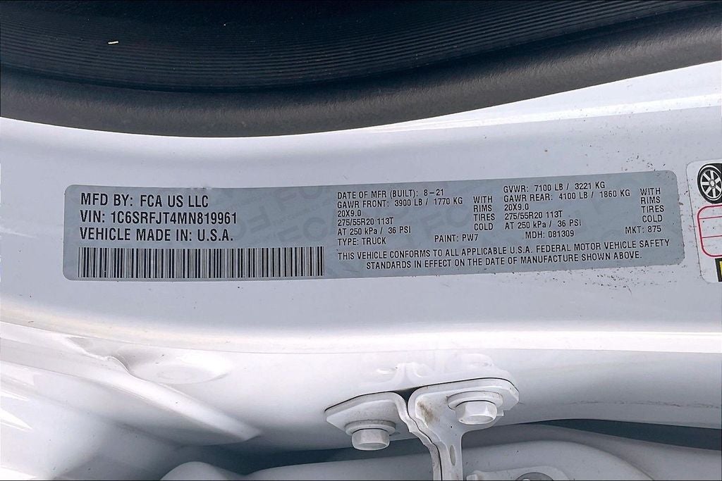 2021 RAM 1500 Laramie