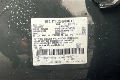 2022 Ford Explorer XLT w/PanoRoof