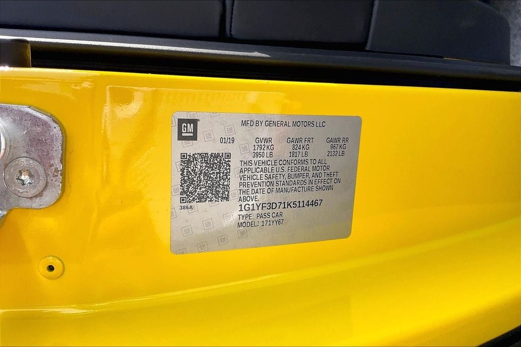 2019 Chevrolet Corvette Stingray 3LT
