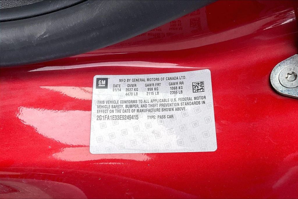 2014 Chevrolet Camaro 1LS