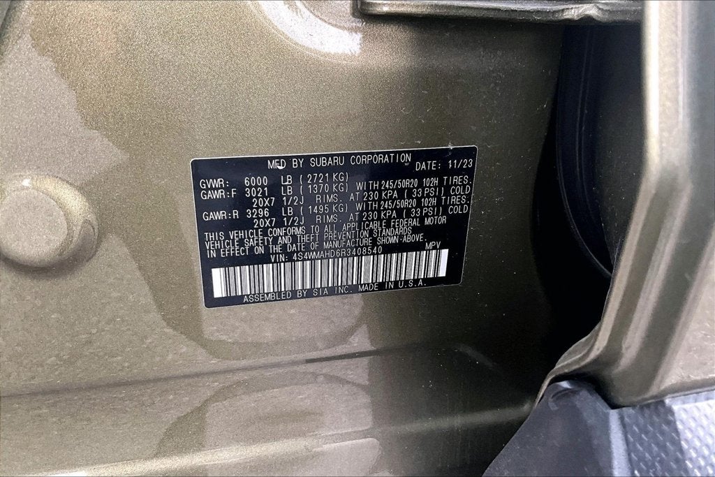 2024 Subaru Ascent Onyx Edition