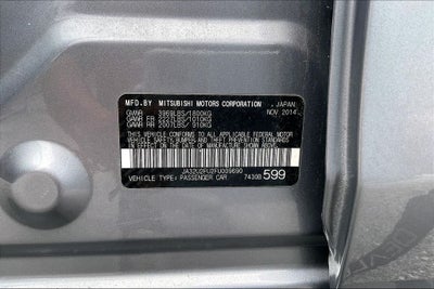 2015 Mitsubishi Lancer ES
