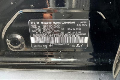 2025 Mitsubishi Outlander Sport 2.0 ES