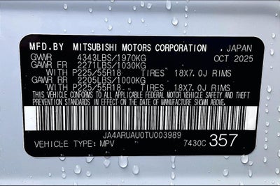 2026 Mitsubishi Outlander Sport 2.0 ES