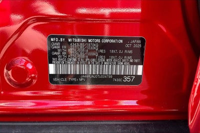 2026 Mitsubishi Outlander Sport S