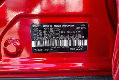 2026 Mitsubishi Outlander Sport S