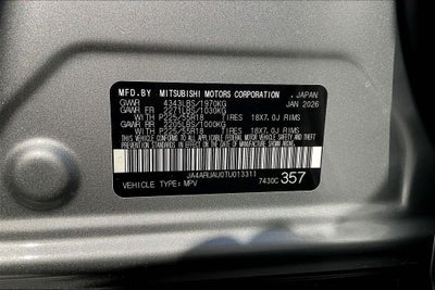 2026 Mitsubishi Outlander Sport 2.0 ES