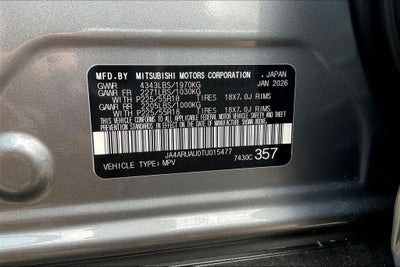 2026 Mitsubishi Outlander Sport 2.0 ES