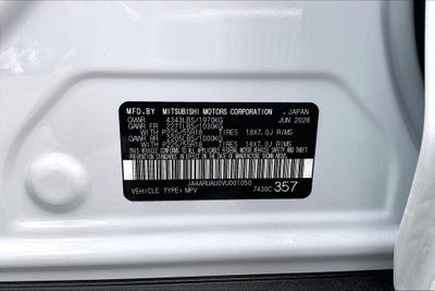 2027 Mitsubishi Outlander Sport 2.0 ES