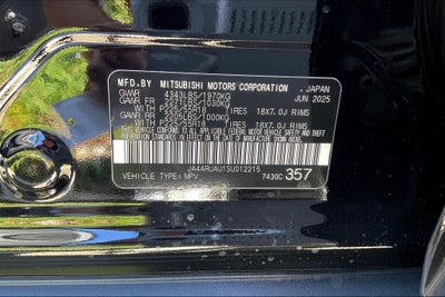 2025 Mitsubishi Outlander Sport 2.0 ES