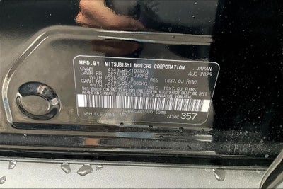 2025 Mitsubishi Outlander Sport 2.0 ES