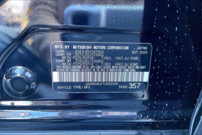 2026 Mitsubishi Outlander Sport 2.0 SE