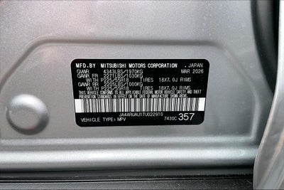 2026 Mitsubishi Outlander Sport 2.0 SE