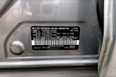 2026 Mitsubishi Outlander Sport 2.0 S