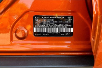 2025 Mitsubishi Outlander Sport 2.0 ES