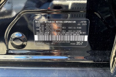 2025 Mitsubishi Outlander Sport 2.0 SE