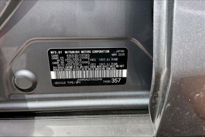 2026 Mitsubishi Outlander Sport 2.0 SE