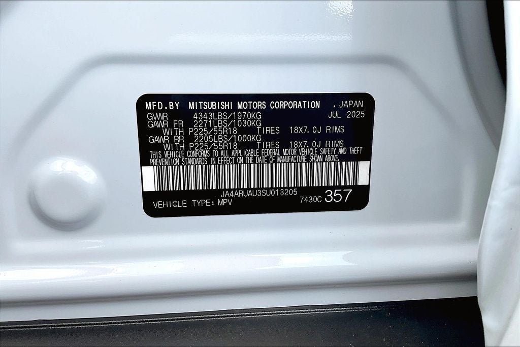 2025 Mitsubishi Outlander Sport 2.0 ES