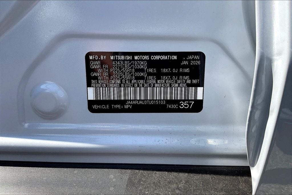 2026 Mitsubishi Outlander Sport 2.0 LE