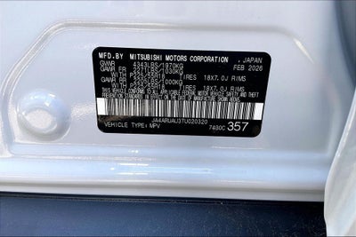 2026 Mitsubishi Outlander Sport 2.0 ES