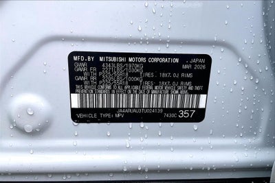 2026 Mitsubishi Outlander Sport 2.0 ES