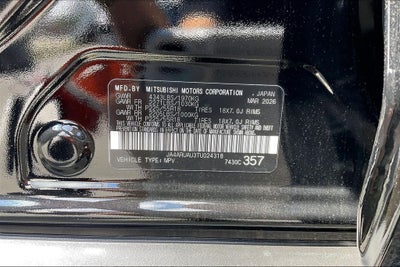 2026 Mitsubishi Outlander Sport 2.0 SE
