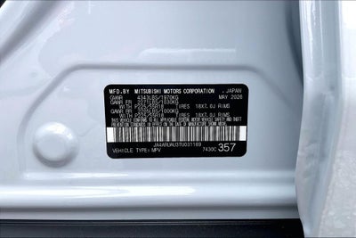 2026 Mitsubishi Outlander Sport 2.0 ES