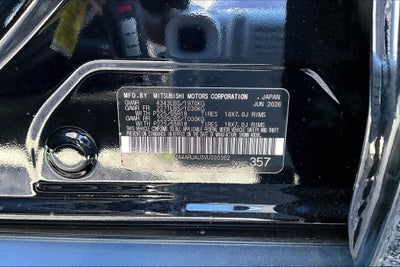 2027 Mitsubishi Outlander Sport 2.0 SE