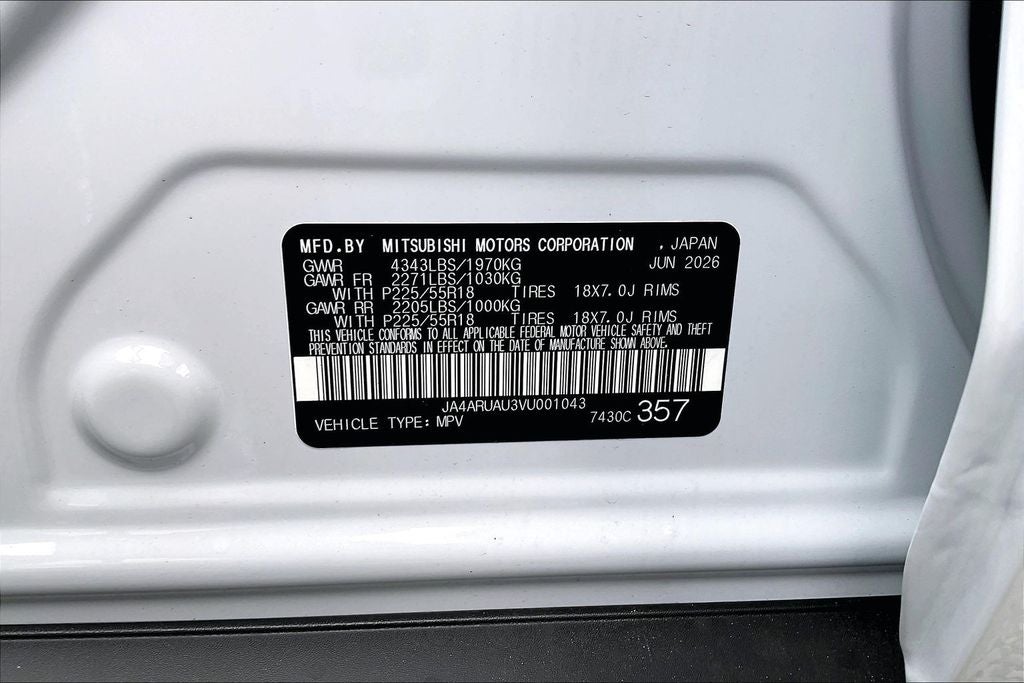 2027 Mitsubishi Outlander Sport 2.0 ES