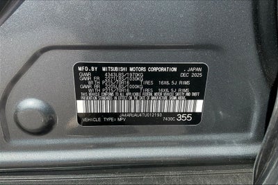 2026 Mitsubishi Outlander Sport 2.0 S