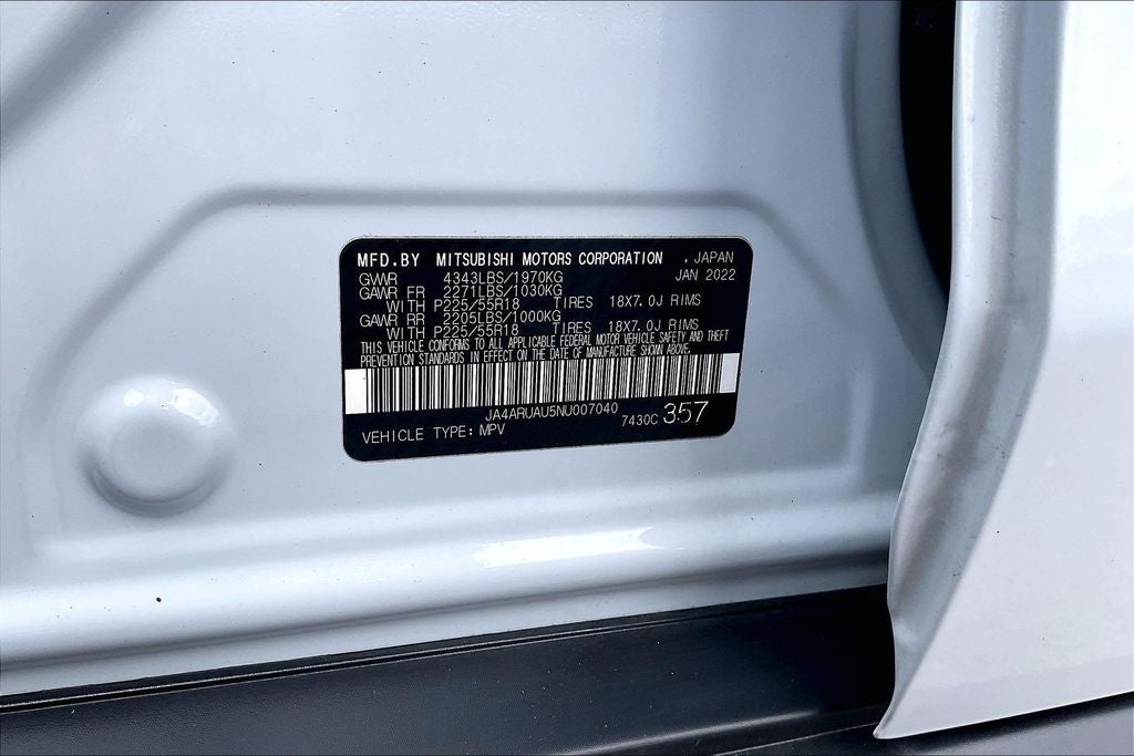 2022 Mitsubishi Outlander Sport 2.0 LE