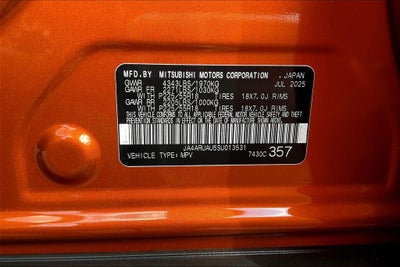 2025 Mitsubishi Outlander Sport 2.0 ES