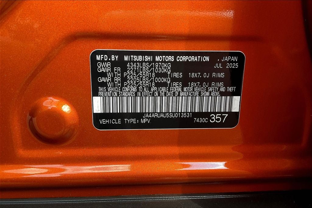 2025 Mitsubishi Outlander Sport 2.0 ES