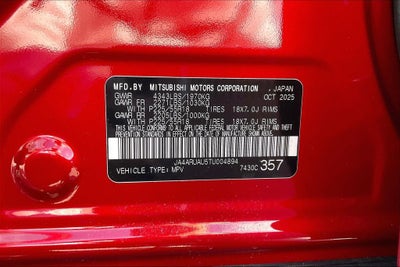 2026 Mitsubishi Outlander Sport RALLIART