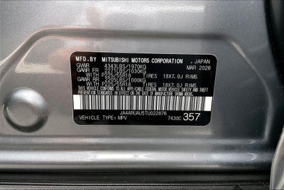 2026 Mitsubishi Outlander Sport 2.0 SE