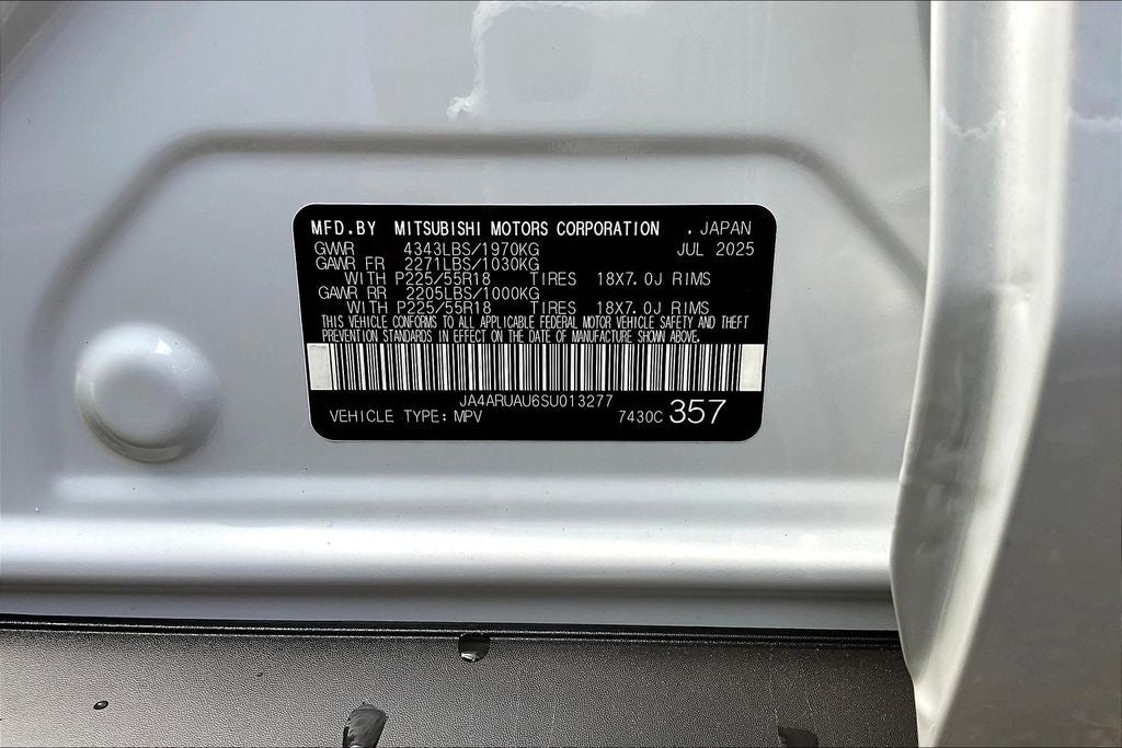 2025 Mitsubishi Outlander Sport 2.0 ES