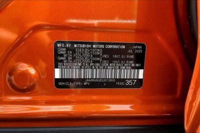 2025 Mitsubishi Outlander Sport 2.0 SE