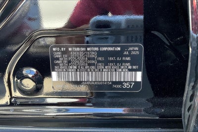 2025 Mitsubishi Outlander Sport 2.0 ES