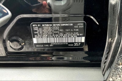 2025 Mitsubishi Outlander Sport 2.0 SE