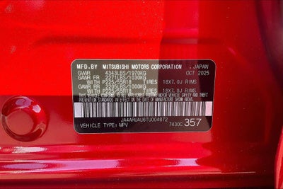 2026 Mitsubishi Outlander Sport S