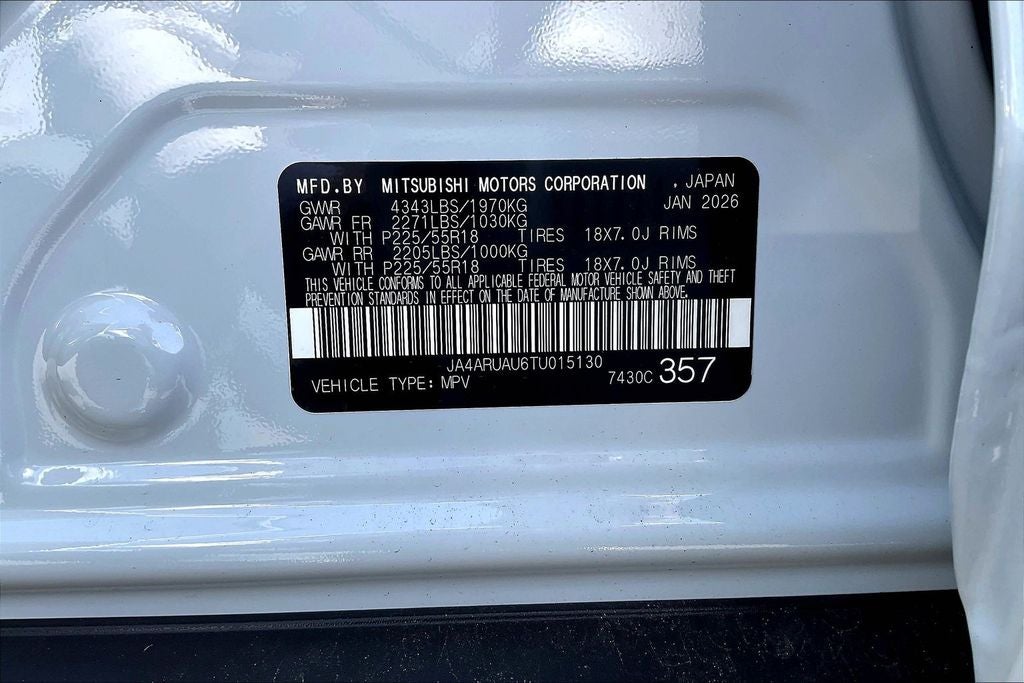 2026 Mitsubishi Outlander Sport 2.0 LE