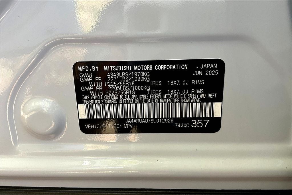 2025 Mitsubishi Outlander Sport 2.0 ES