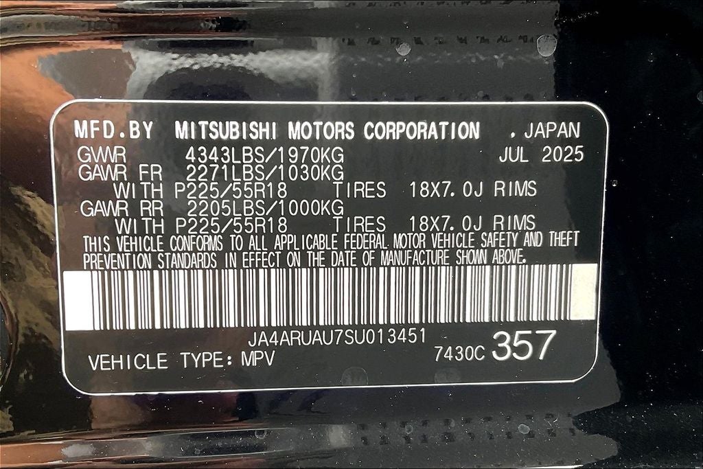 2025 Mitsubishi Outlander Sport 2.0 SE