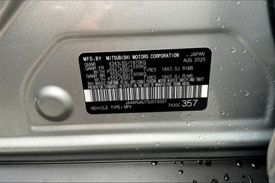 2025 Mitsubishi Outlander Sport 2.0 ES