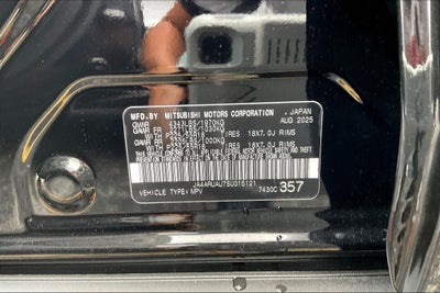 2025 Mitsubishi Outlander Sport 2.0 ES