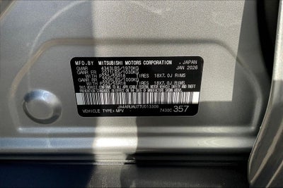 2026 Mitsubishi Outlander Sport 2.0 ES