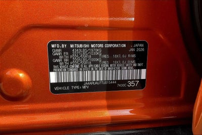 2026 Mitsubishi Outlander Sport 2.0 ES