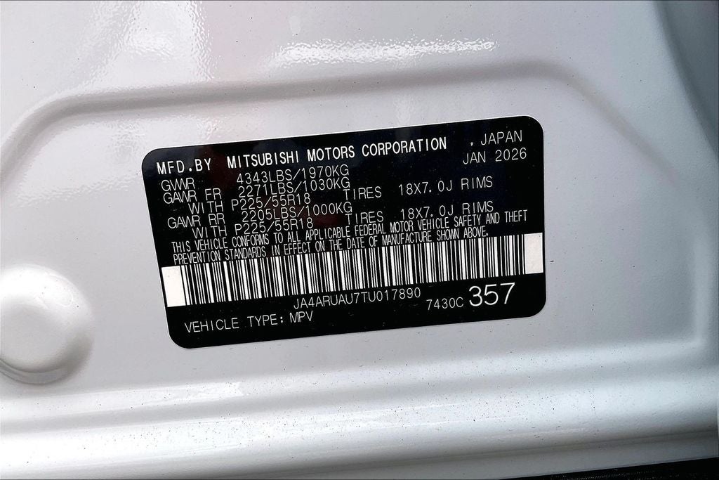 2026 Mitsubishi Outlander Sport 2.0 ES