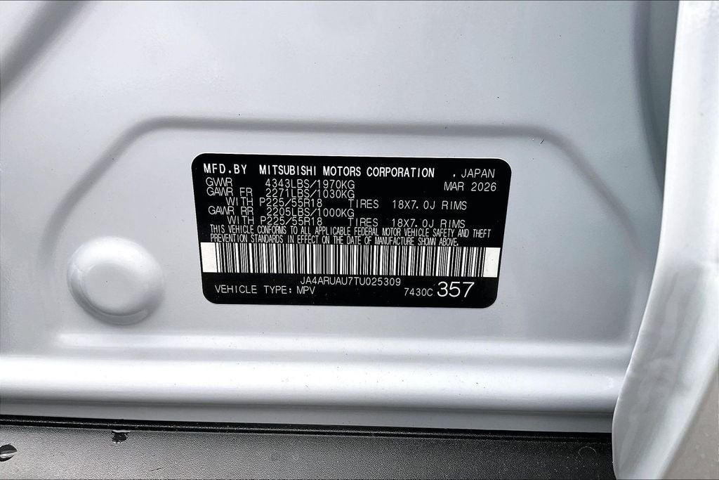 2026 Mitsubishi Outlander Sport 2.0 ES